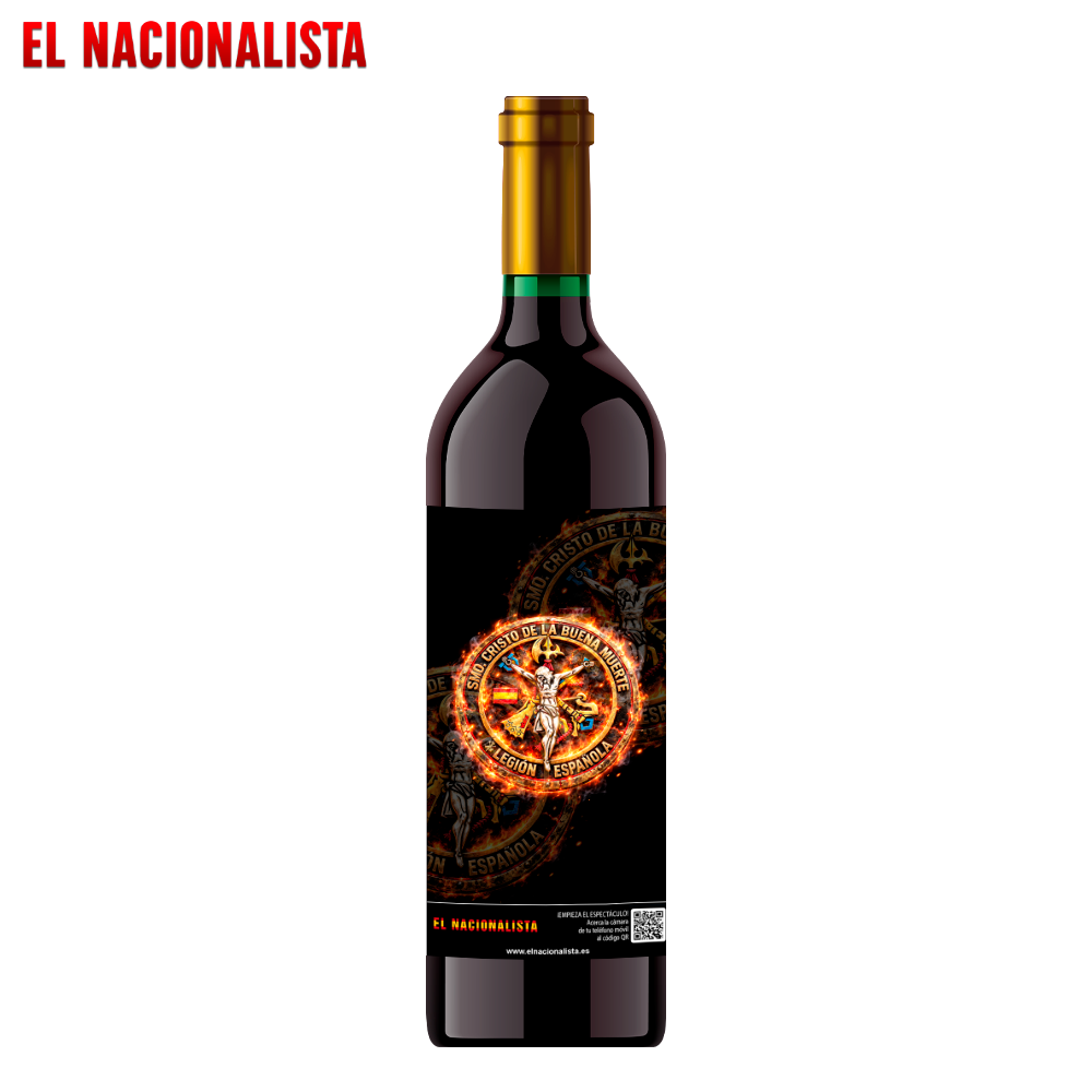 Vino Tinto Cristo de la Buena Muerte Legión Española – Edición Especial El Nacionalista