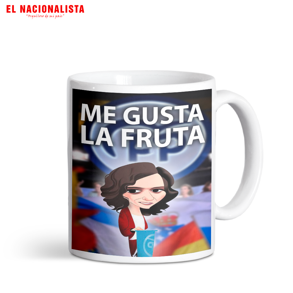 Taza de Cerámica Me gusta la Fruta – Mug con Diseño Exclusivo Me gusta la Fruta