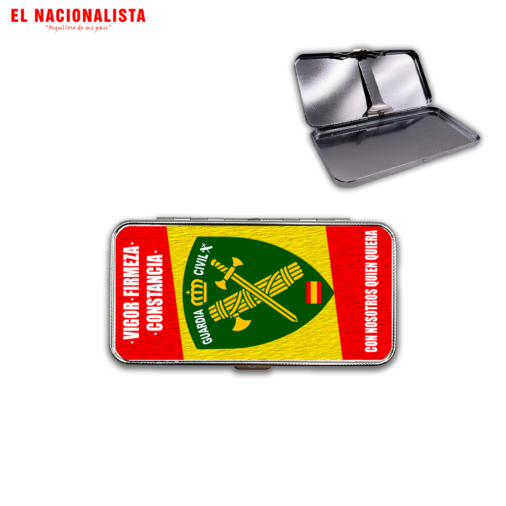 Pitillera Metálica Guardia Civil – Estuche de Bolsillo Guardia Civil