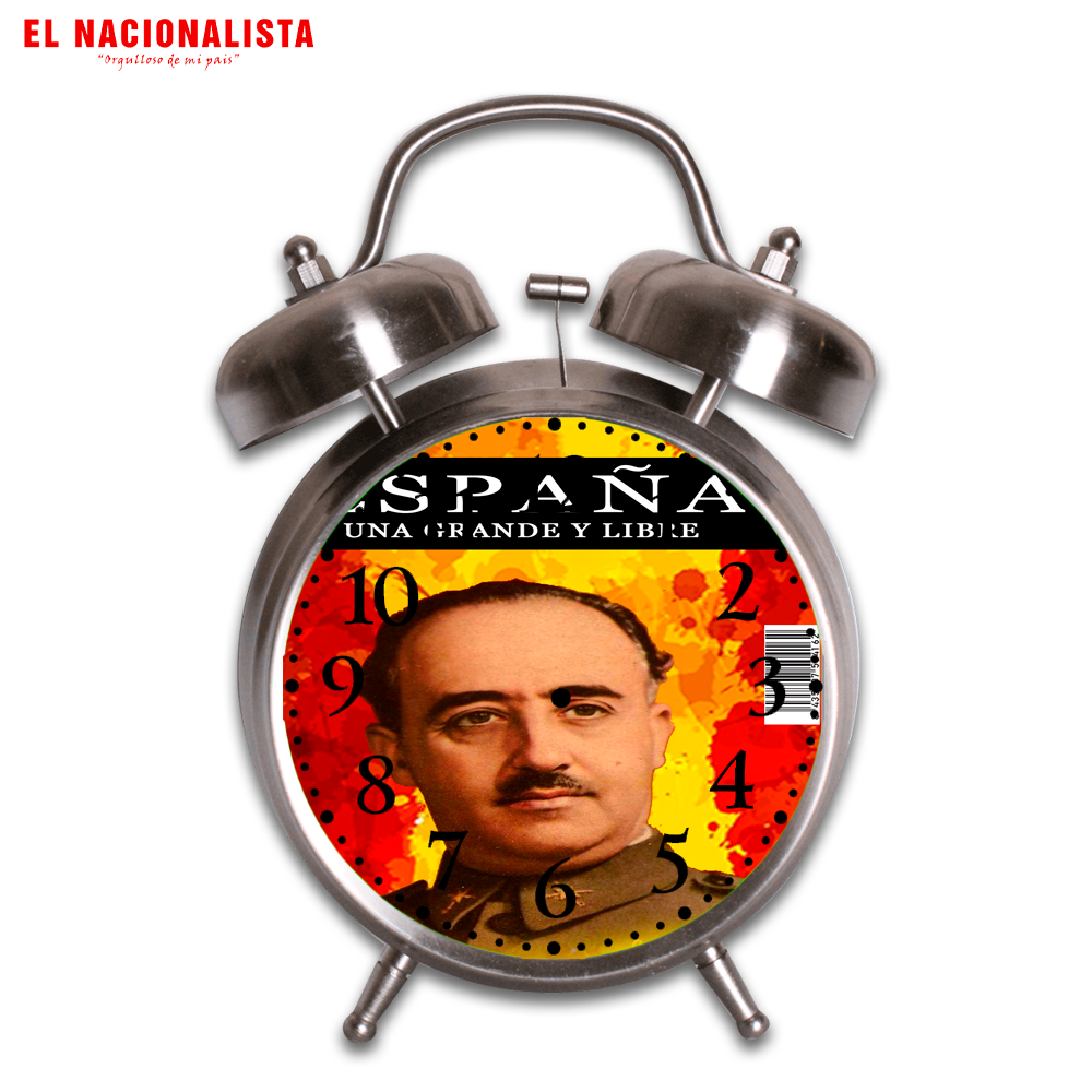 Reloj Despertador España Grande y Libre Franco – Despierta con Estilo España Grande y Libre Franco
