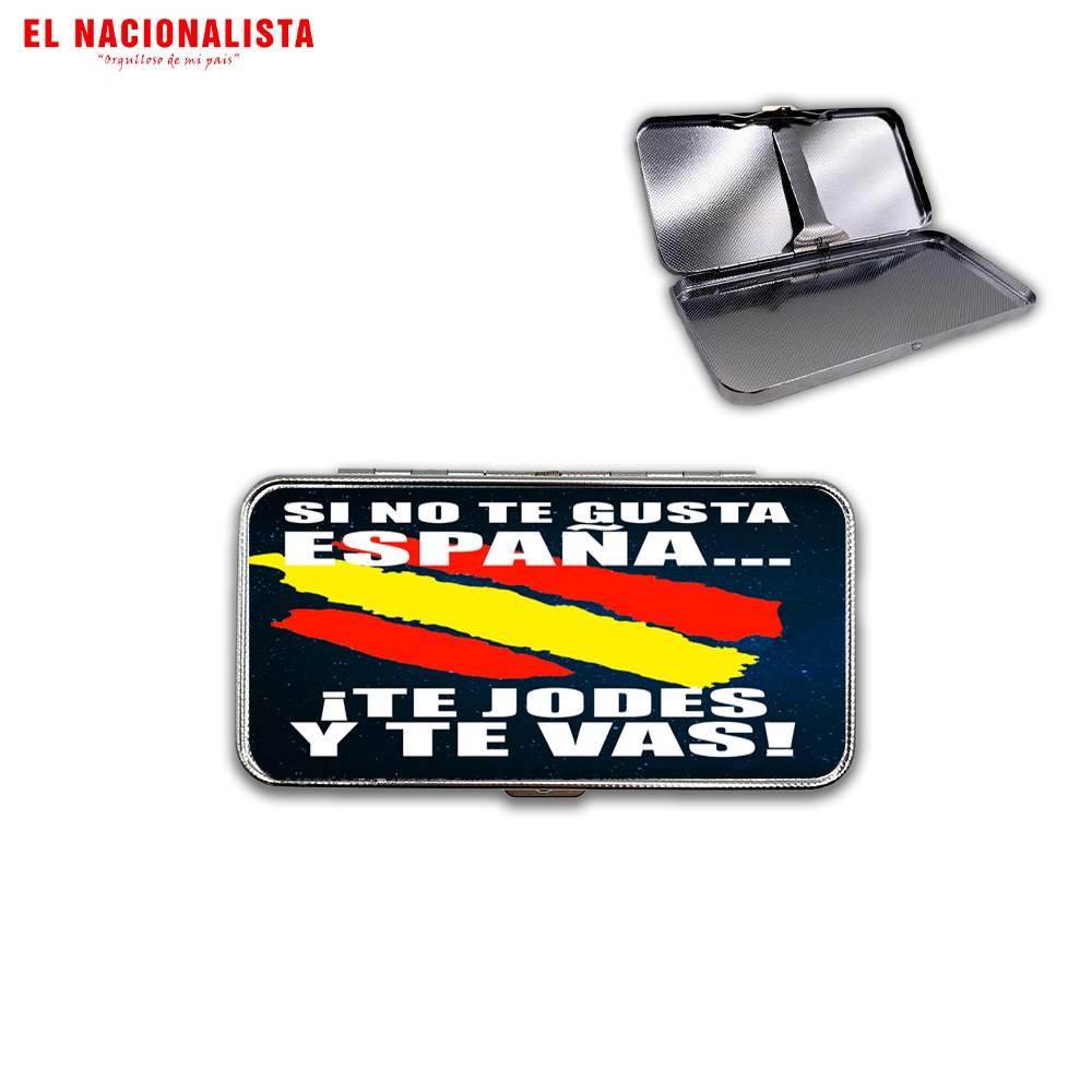 Pitillera Metálica Galáctico – Estuche de Bolsillo Galáctico