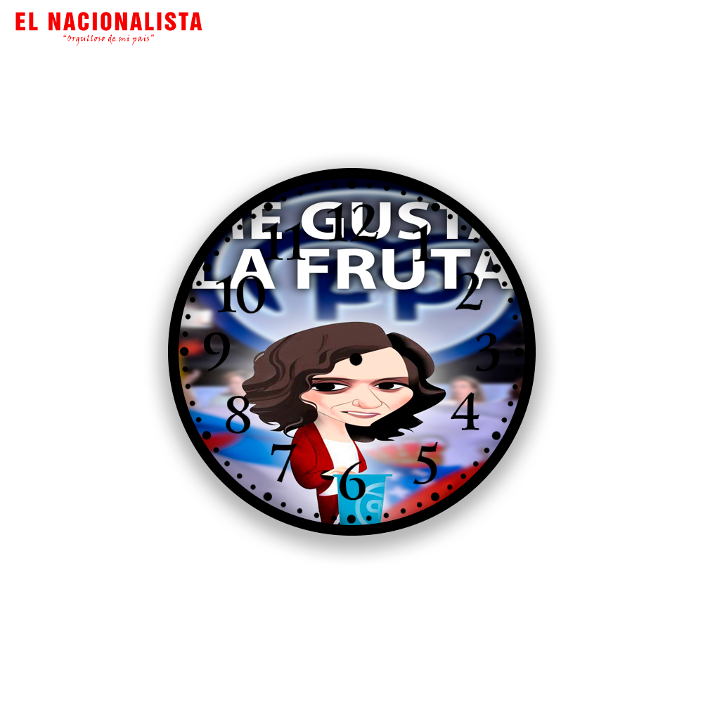Reloj de Pared Me gusta la Fruta – Reloj con Diseño Exclusivo Me gusta la Fruta