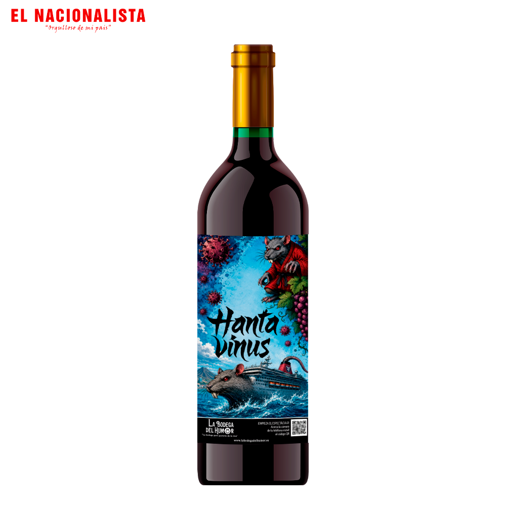 Vino Crianza Divertido para Regalos y Eventos con Mensaje Gracioso | Hanta vinus