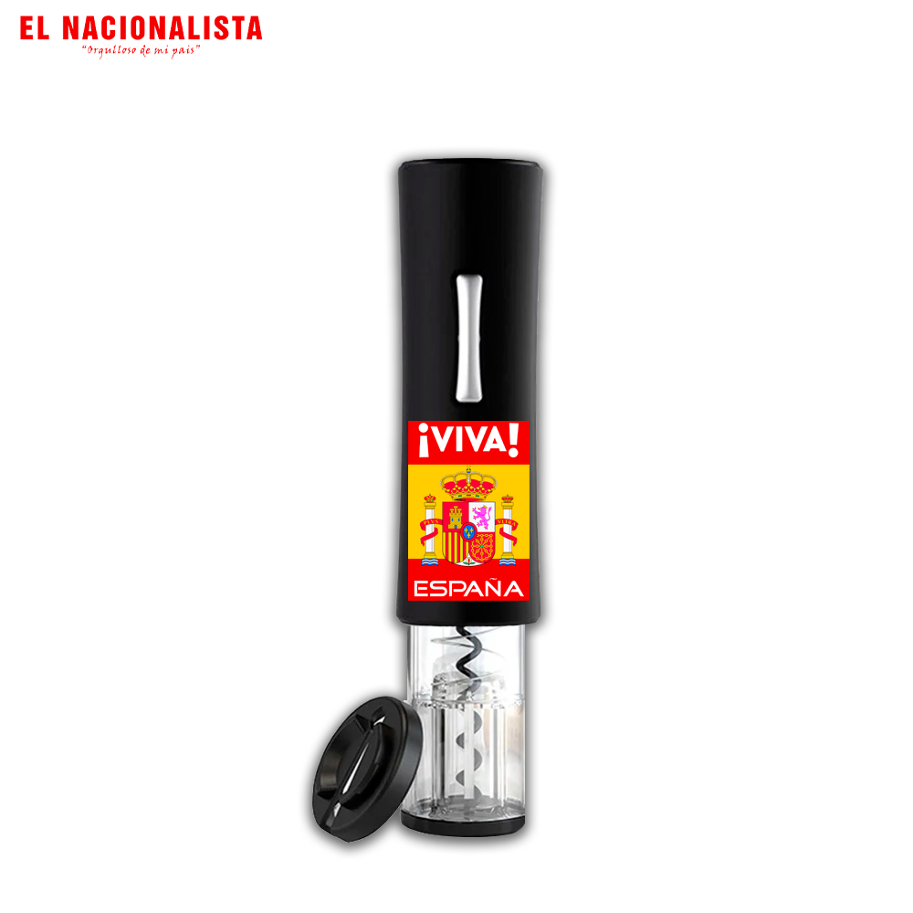 Sacacorchos Eléctrico Viva España bandera – Elegancia al Descorchar Viva España bandera