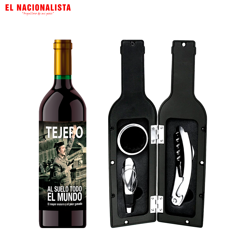 Kit Sacacorchos Tejero Al suelo todo el mundo – Set para Amantes del Vino Tejero Al suelo todo el mundo