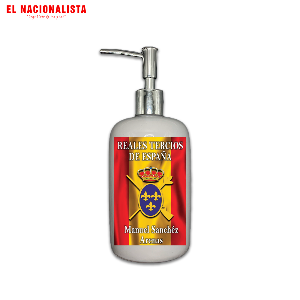 Dispensador de Jabón Tercios de España – Dosificador de Baño Tercios de España