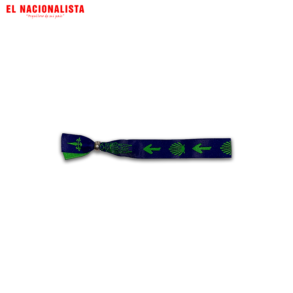 Pulsera Camino de Santiago – Azul con Conchas
