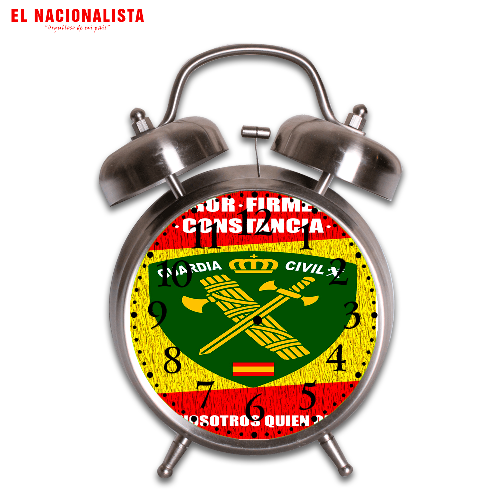 Reloj Despertador Guardia Civil – Despertador de Mesa Guardia Civil