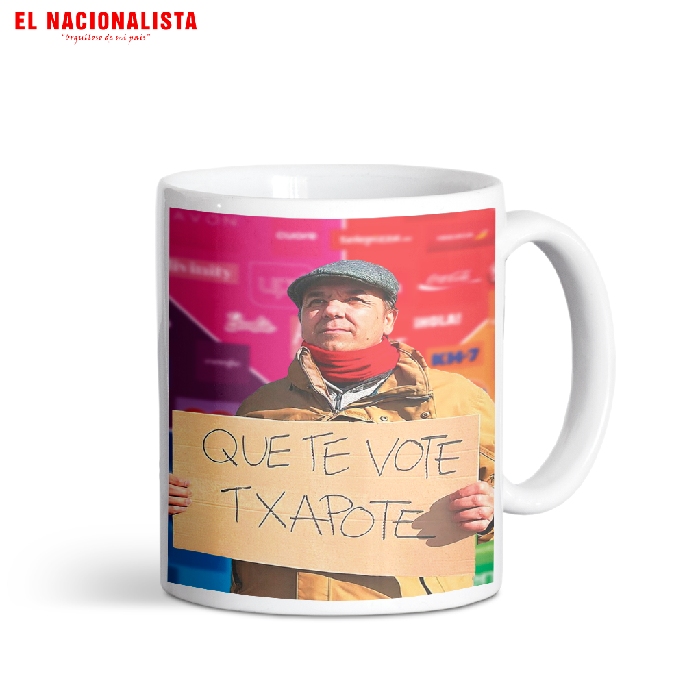 Taza Que te vote Txapote – Tu Café con Carácter Que te vote Txapote