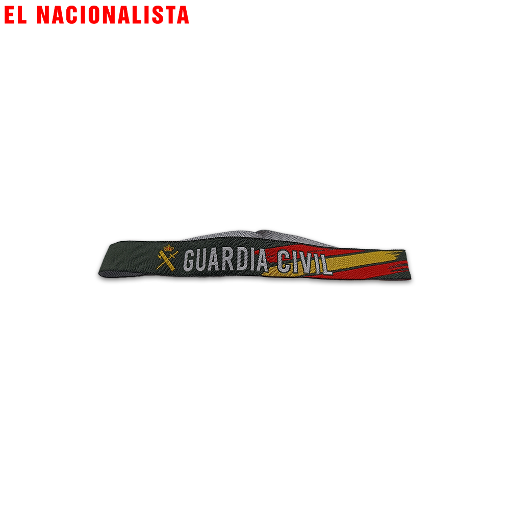 Pulsera Guardia Civil – Verde Bandera Brochazo