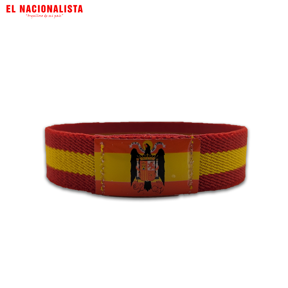 Pulsera Elástica Bandera de España - Modelo Clásico