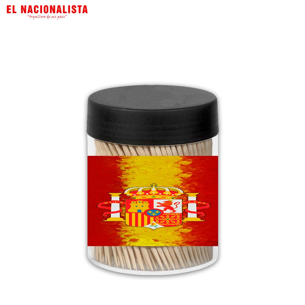 Palillero Escudo con bandera españa – Detalle para tu Mesa Escudo con bandera españa