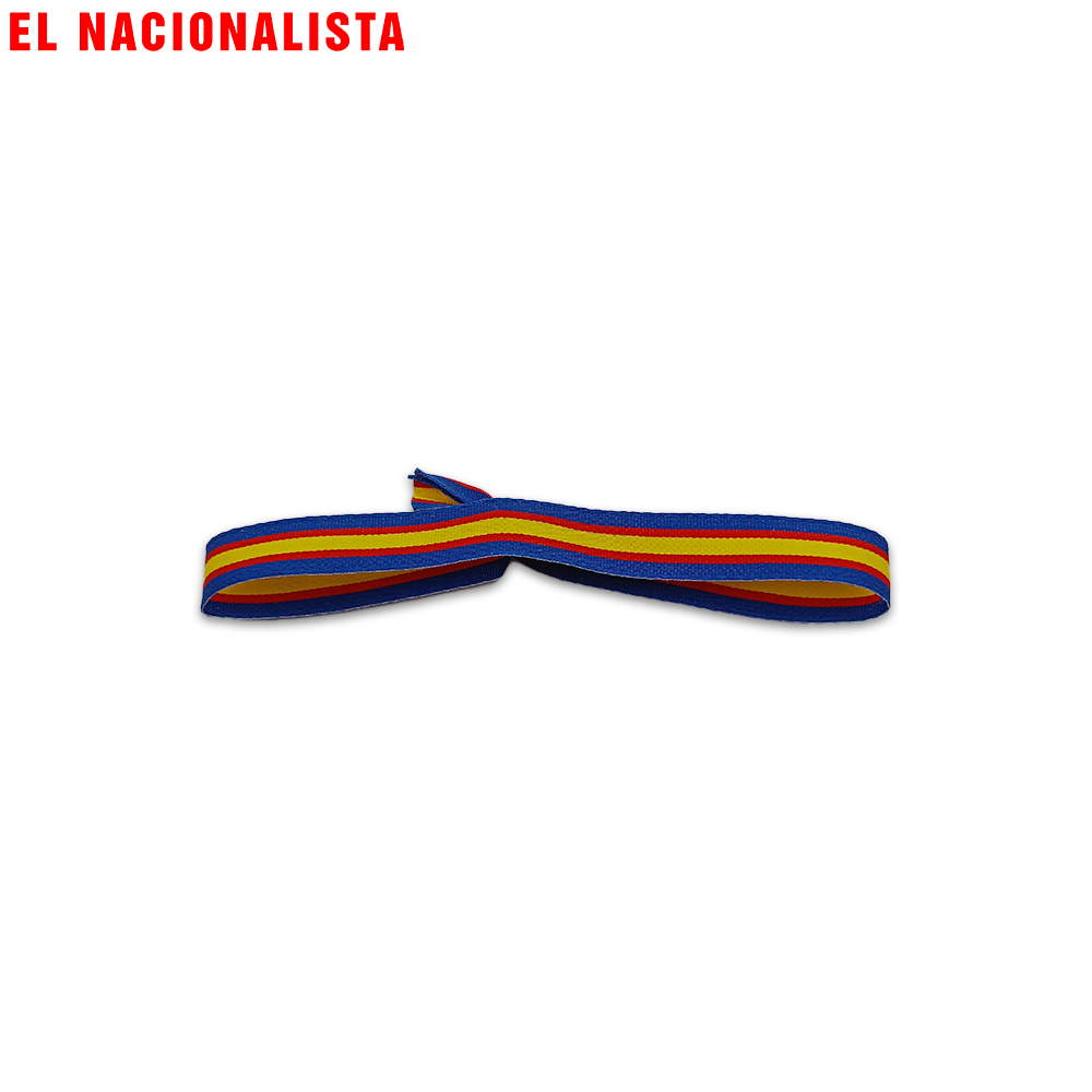 Pulsera Bandera España – Azul Ancha Lisa
