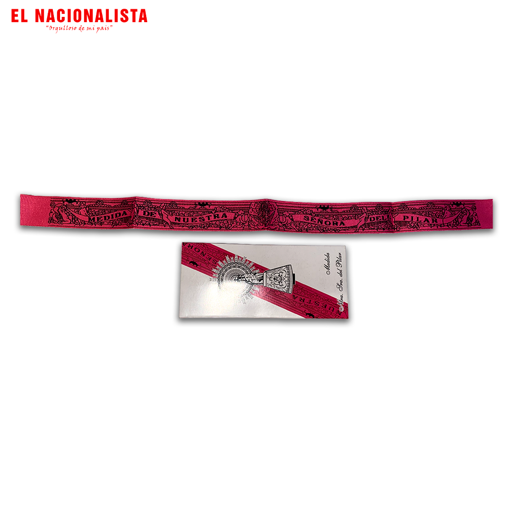 Pulsera Bordada Madrid – Roja Carmesí