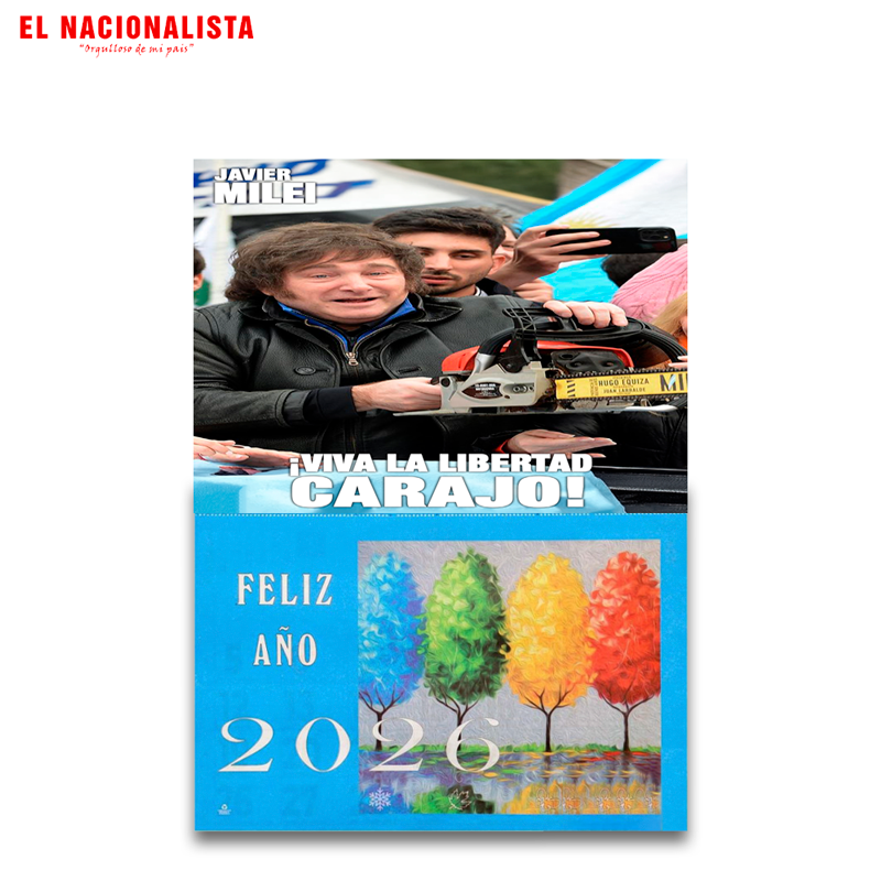 Calendario 2026 Javier Milei – Planificador Anual Viva la Libertad