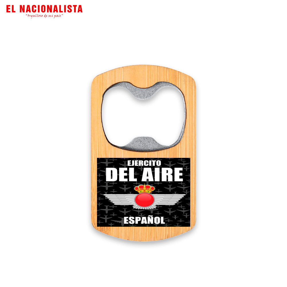 Abridor de Botellas Ejército del Aire Español – Abre Cervezas con Emblema del Ejército del Aire