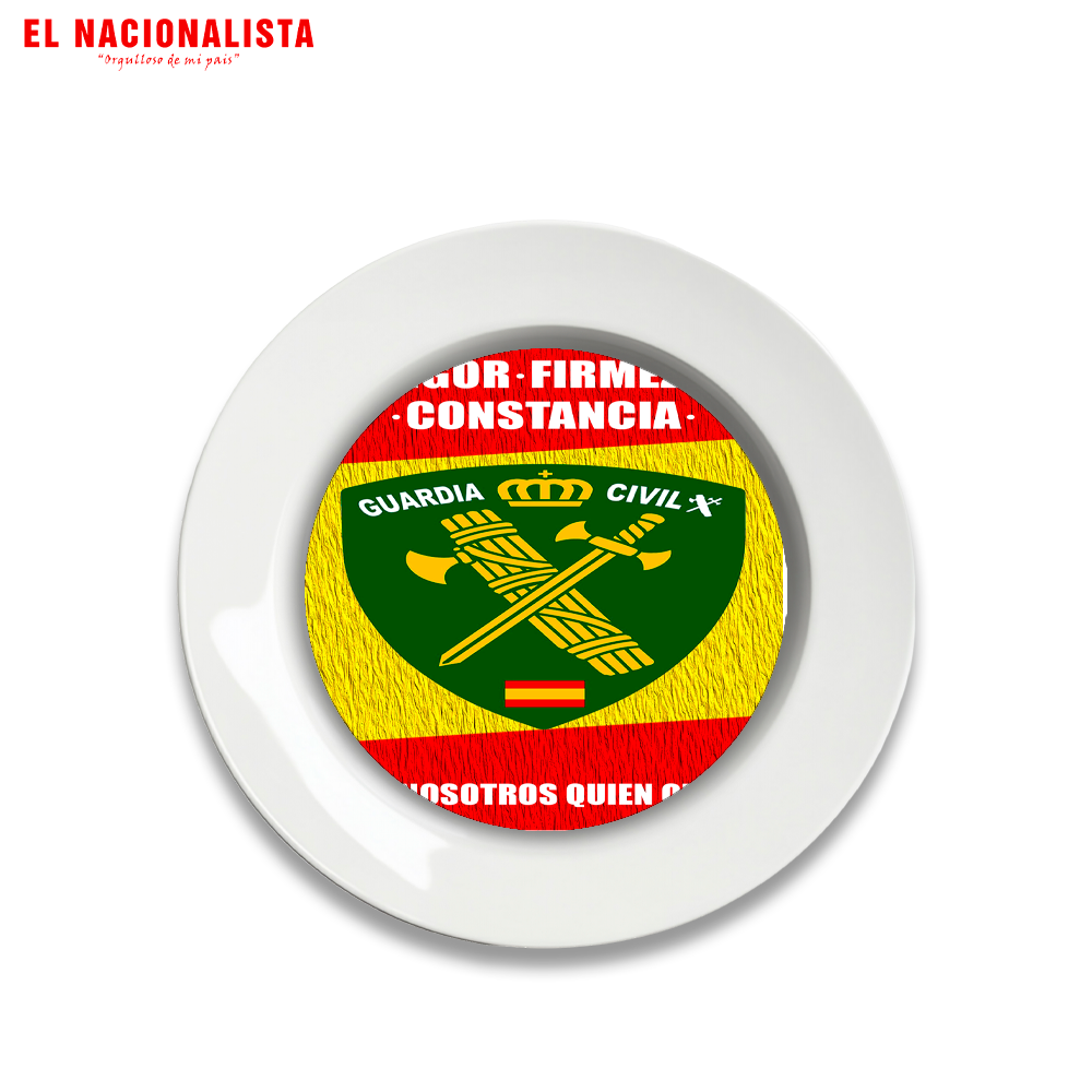 Plato Decorativo Guardia Civil – Plato de Cerámica Guardia Civil