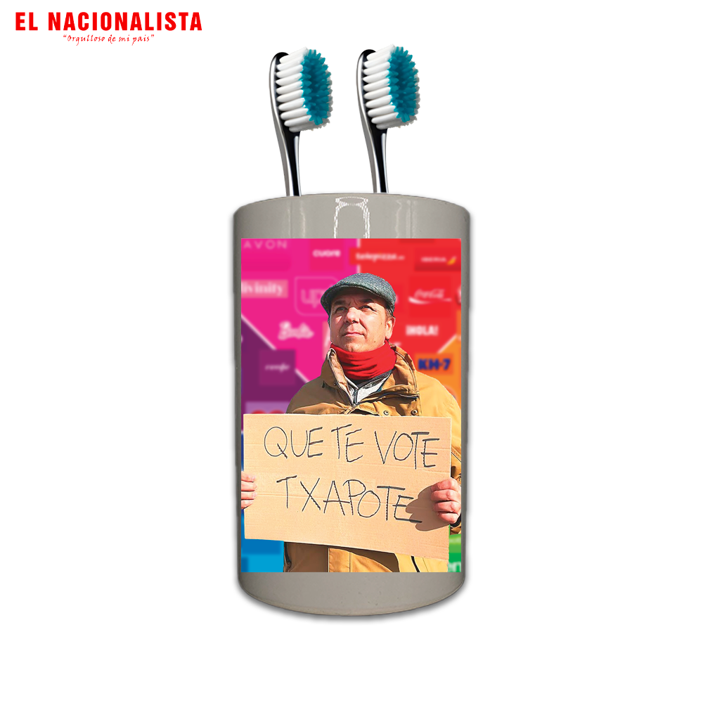 Cubilete Que te vote Txapote – Organización con Estilo Que te vote Txapote