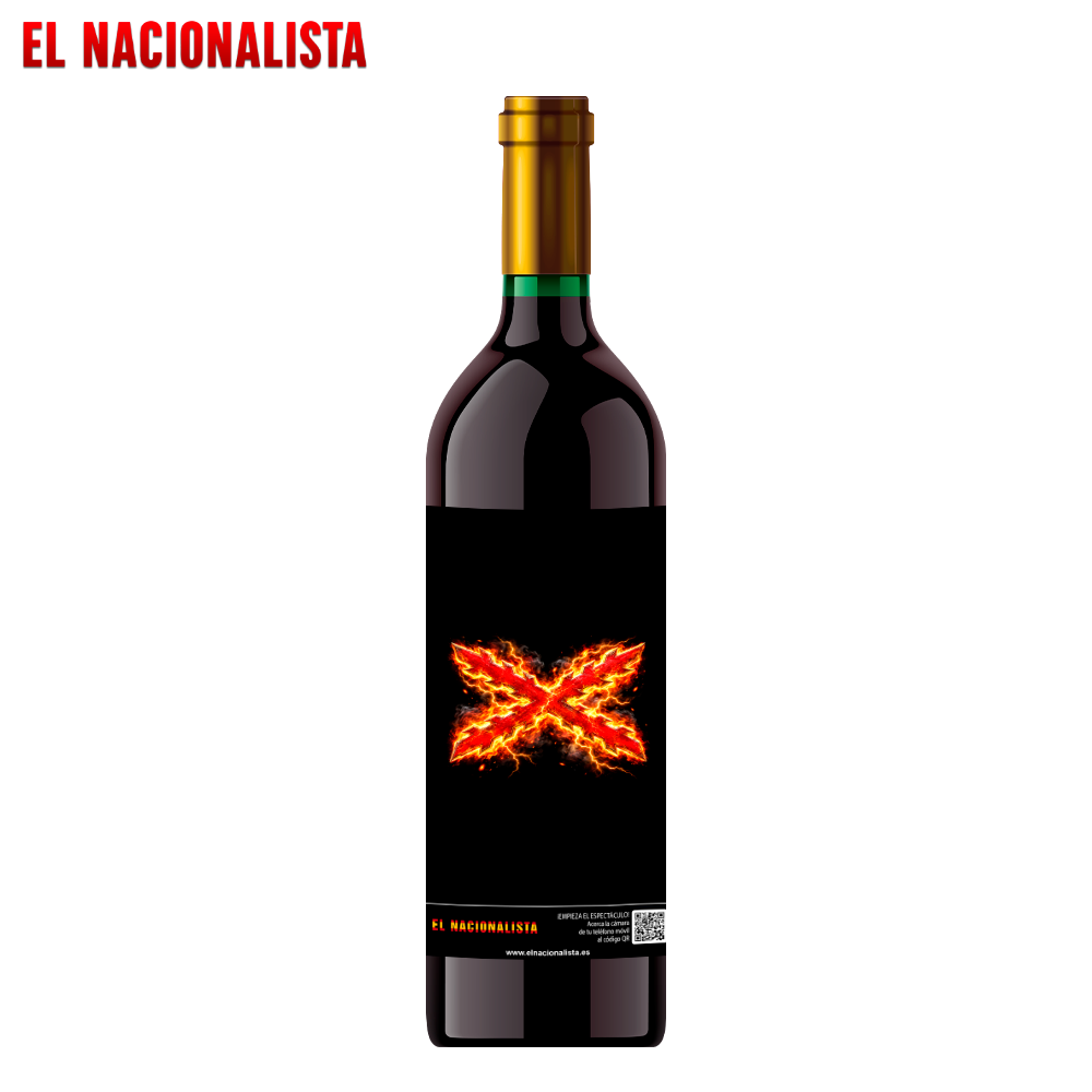 Vino Tinto Cruz de Borgoña en Llamas – Edición Especial El Nacionalista