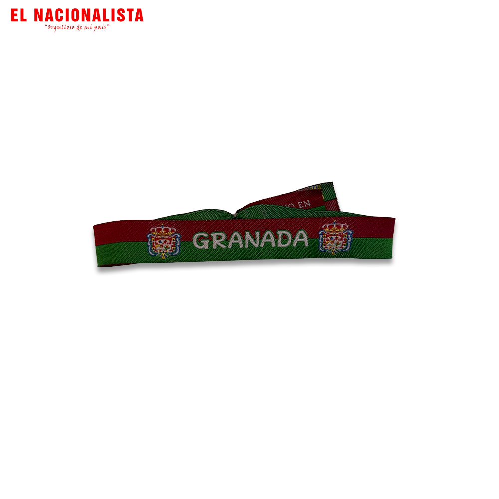 Pulsera Granada Escudo – Verde y Granate