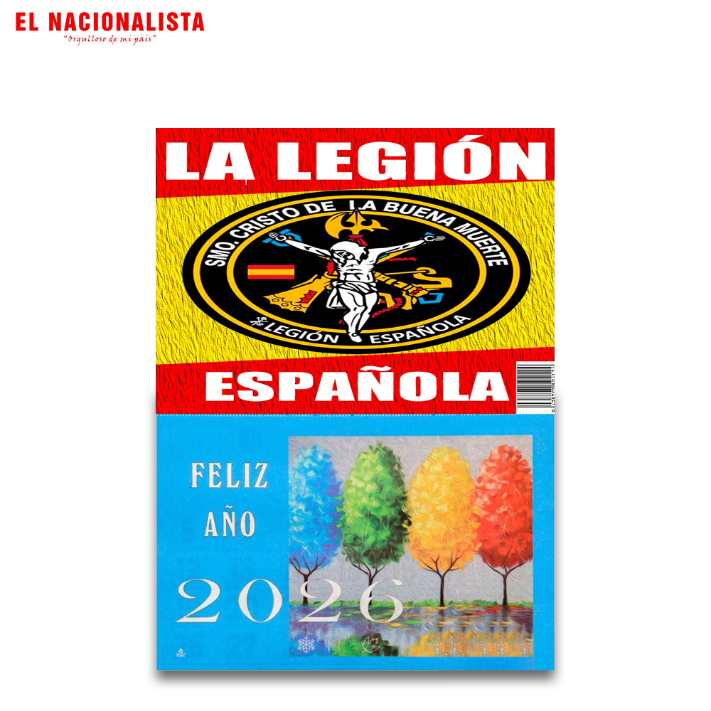 Calendario 2026 Cristo de la Buena Muerte – Planificador Anual con Imagen del Cristo de la Buena Muerte