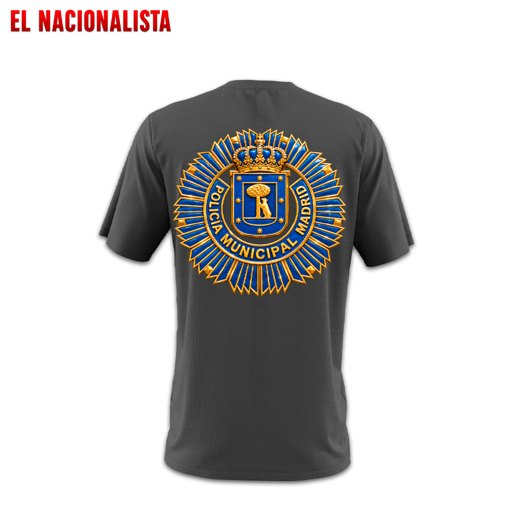 Camiseta Policía Nacional de Madrid Azul