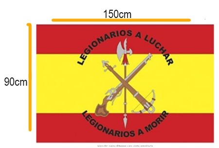 Bandera: Bandera de la Legión España