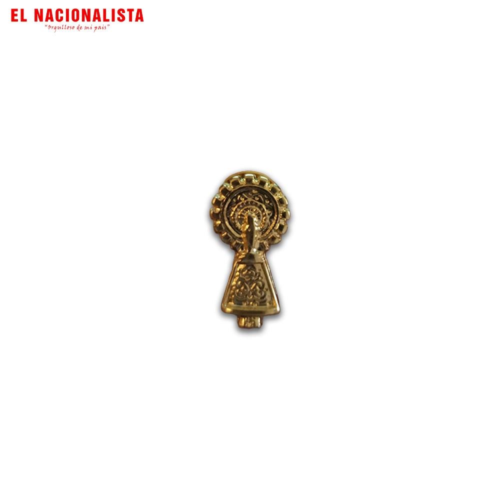 Pin Virgen del Pilar Dorado – Devoción Pilarica