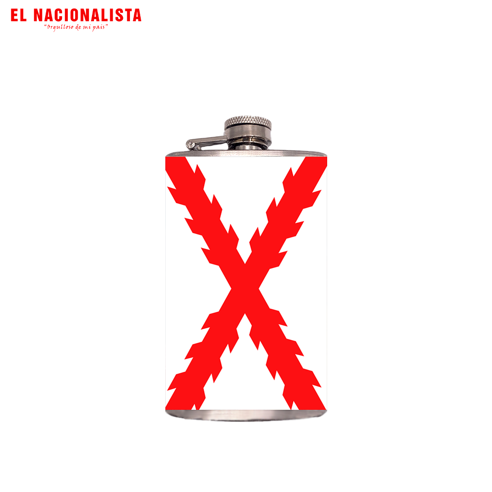 Petaca Metálica Soy Facha – Licorera de Bolsillo Orgulloso de mi País