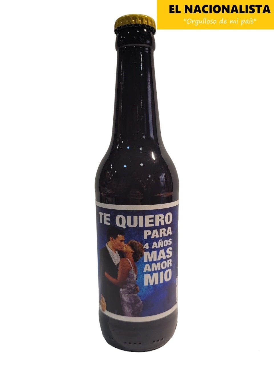 Cervezas: Cerveza de "Te quiero para 4 años más"