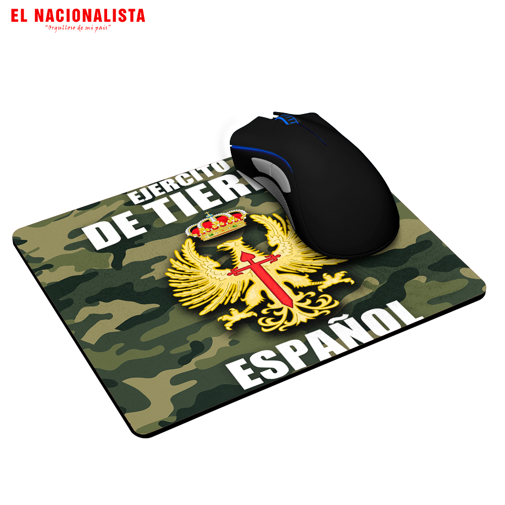 Alfombrilla para Ratón Ejército de Tierra Español – Alfombrilla de Escritorio con Emblema del Ejército de Tierra