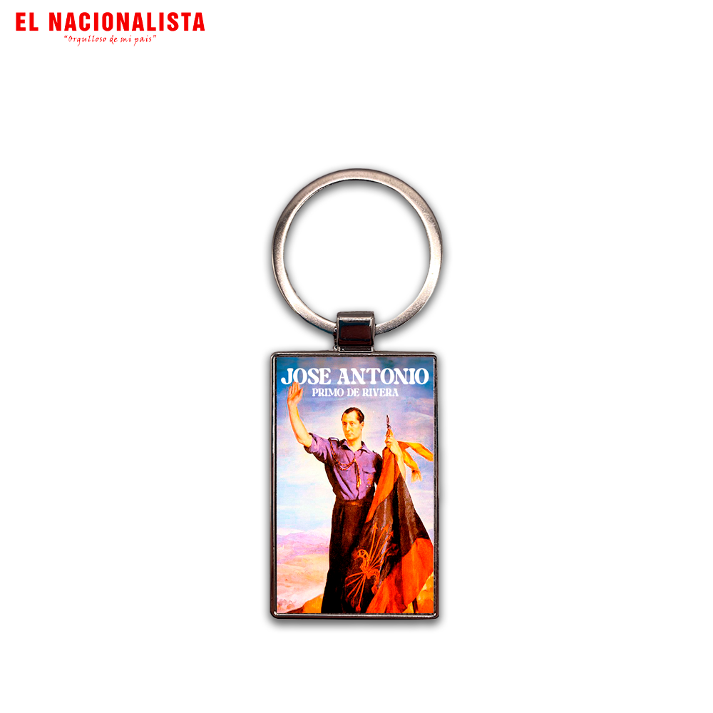 Llavero Rectangular Jose Antonio Primo de Rivera – Accesorio de Bolsillo Jose Antonio Primo de Rivera