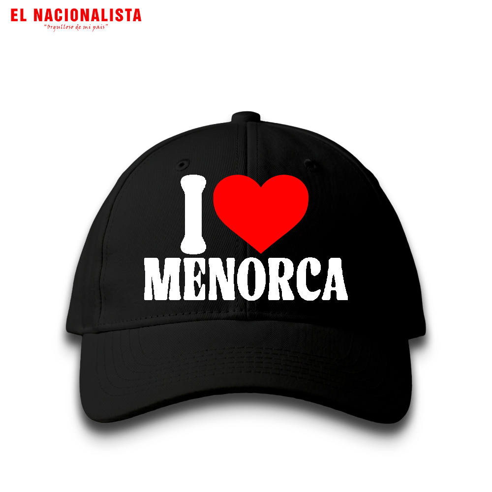 Gorra I Love Menorca