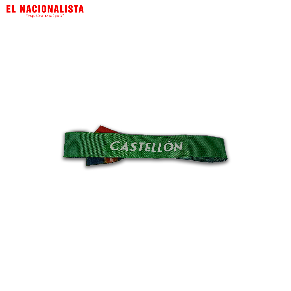 Pulsera Verde Castellón – Recuerdo de España