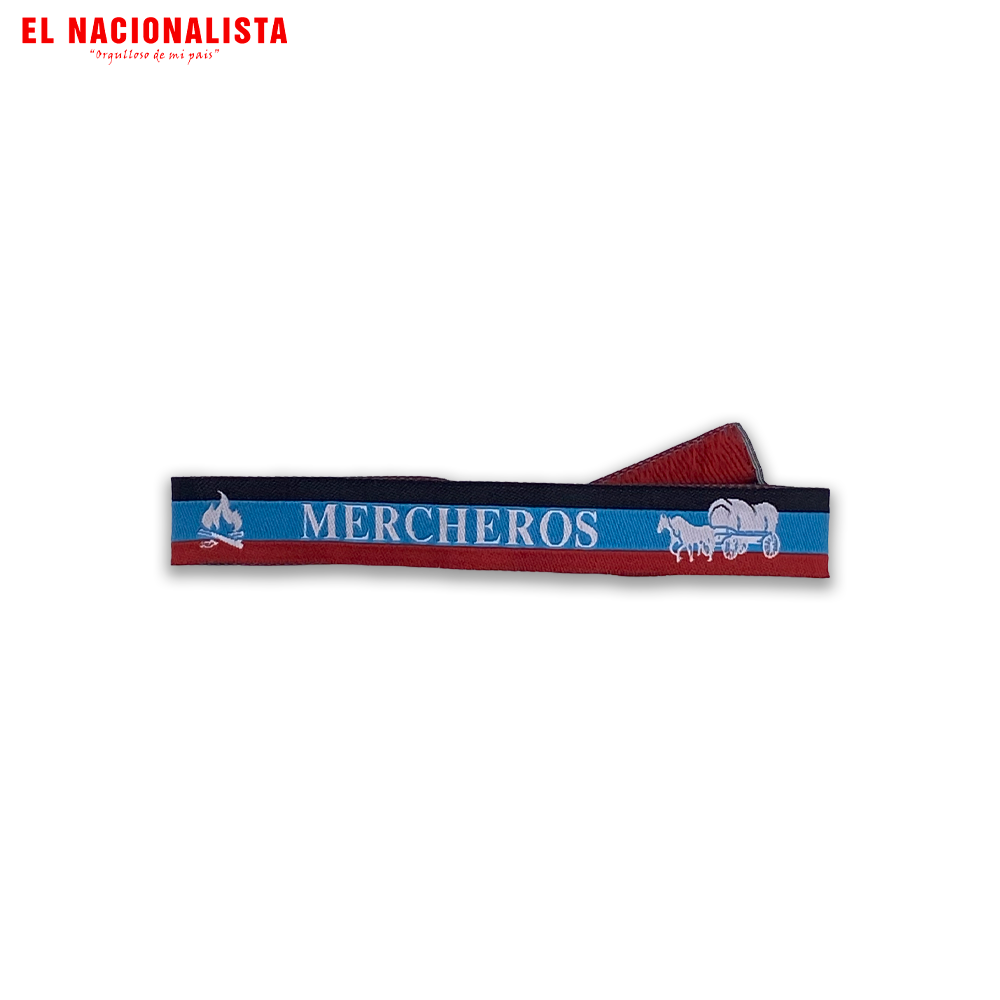 Pulsera Mercheros – Azul con Emblema