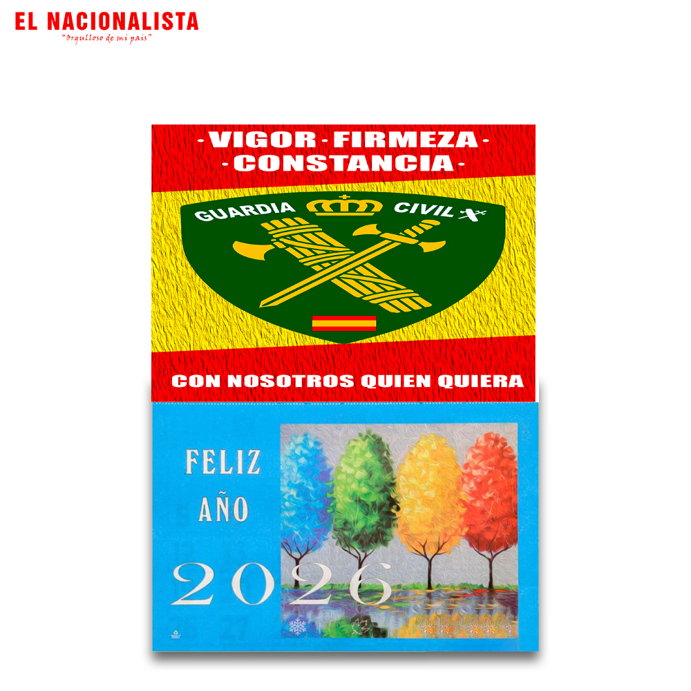 Calendario 2026 Guardia Civil – Planificador Anual Guardia Civil