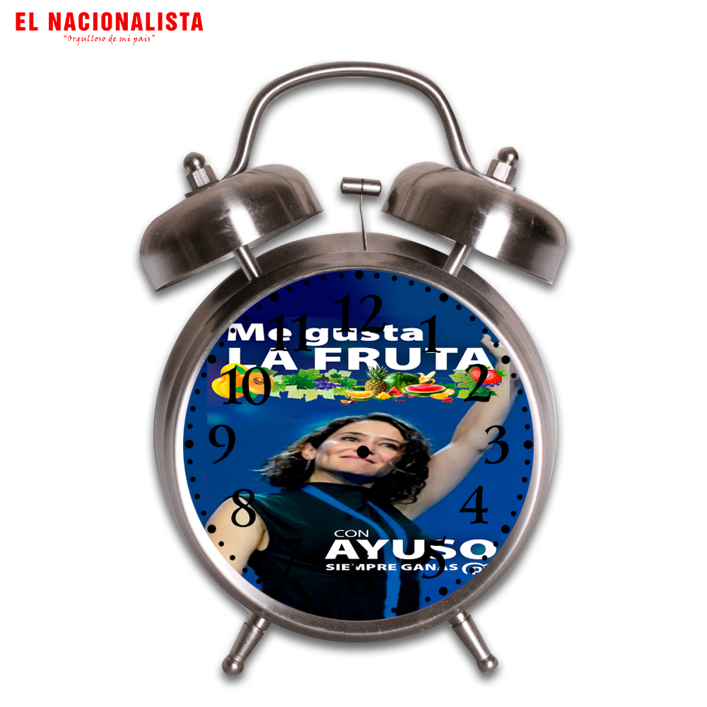 Reloj Despertador Ayuso – Despertador de Mesa Me Gusta la Fruta