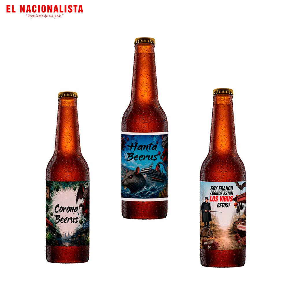 Pack 3 Cervezas Artesanal con QR Interactivo
