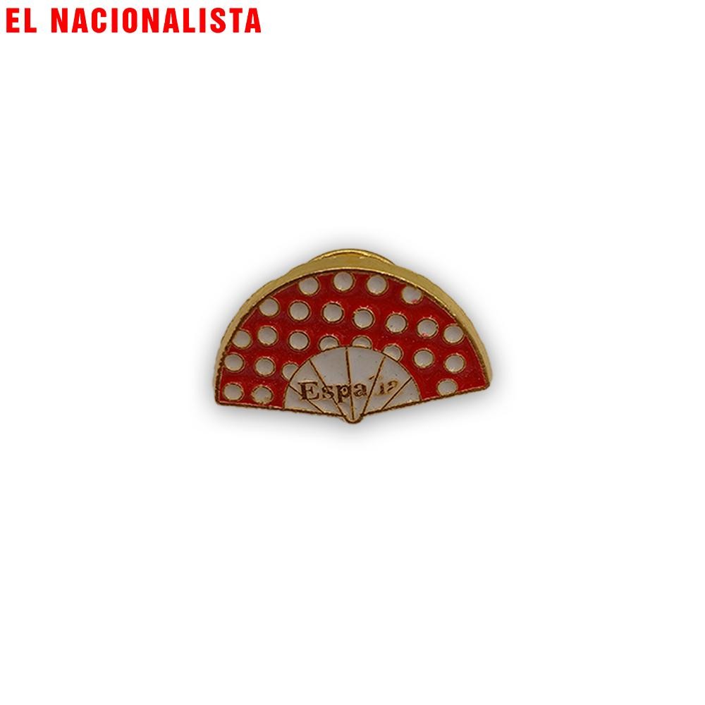 Pin Abanico España – Lunares Rojos
