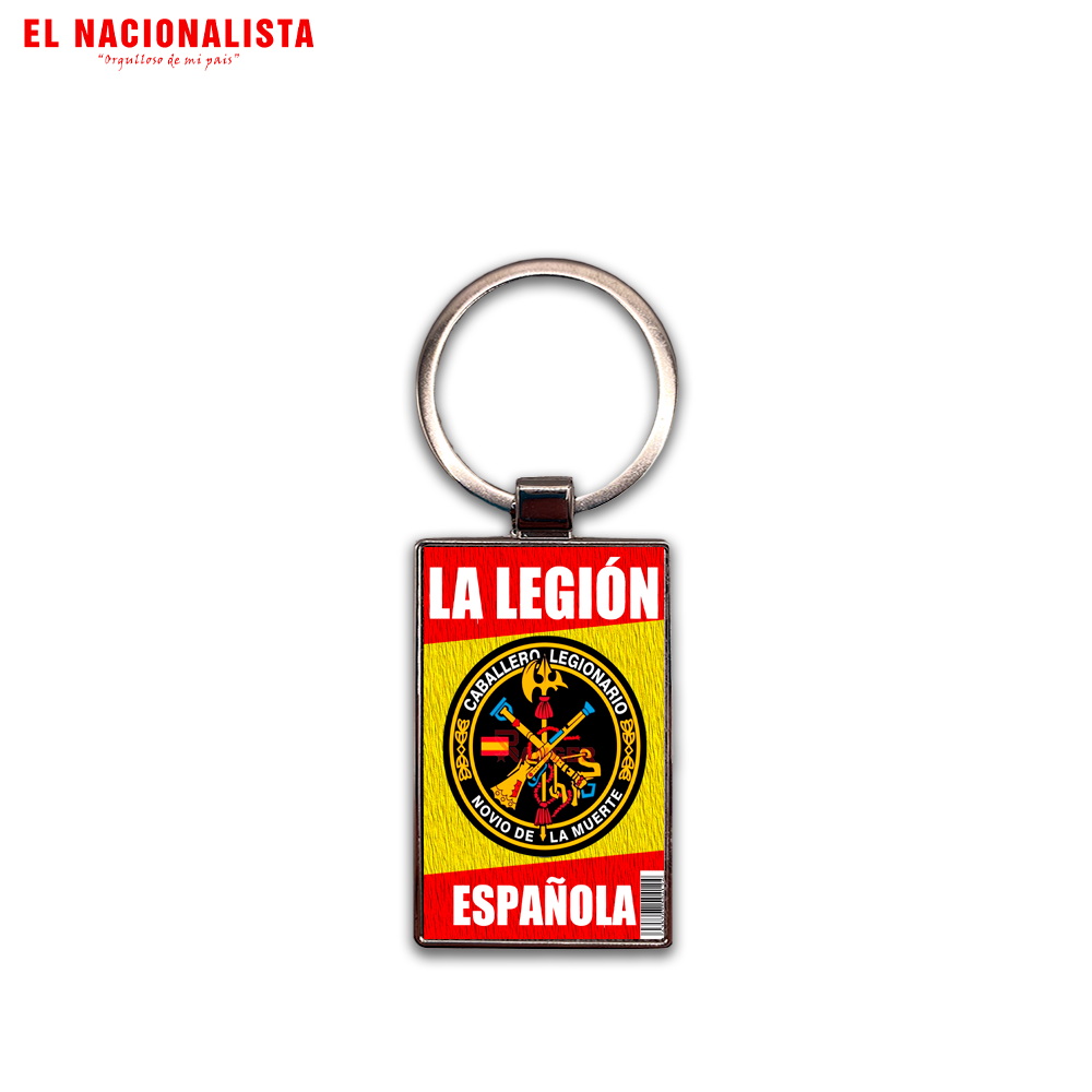 Llavero Rectangular Caballero Legionario