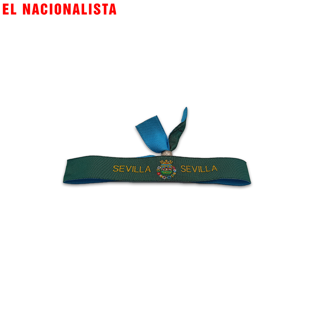 Pulsera Sevilla Escudo – Verde con Escudo