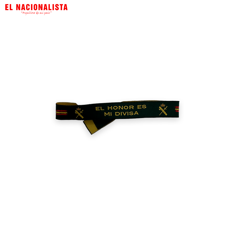 Pulsera Tela Guardia Civil El Honor es mi Divisa