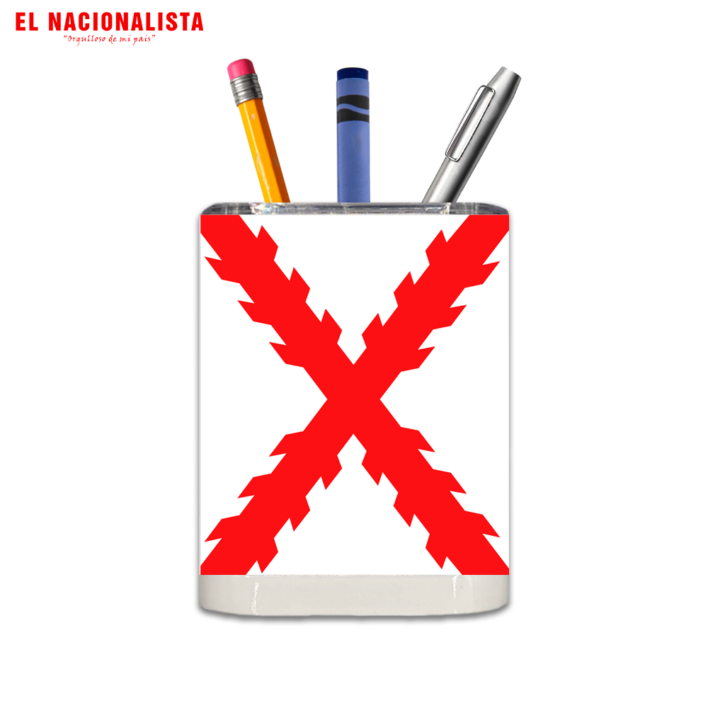 Porta Lápices Cuadrado Soy Facha – Cubilete de Escritorio Orgulloso de mi País