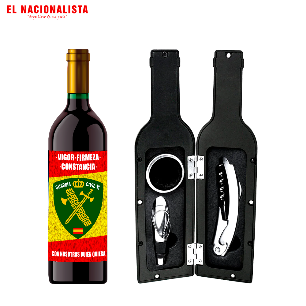 Kit Sacacorchos en Estuche Guardia Civil – Set de Vino Guardia Civil