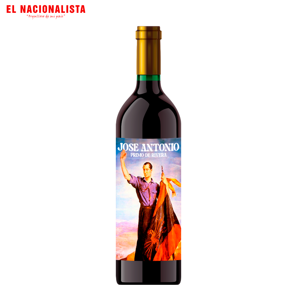 Botella de Vino Dorado Jose Antonio Primo de Rivera – Edición Especial Jose Antonio Primo de Rivera