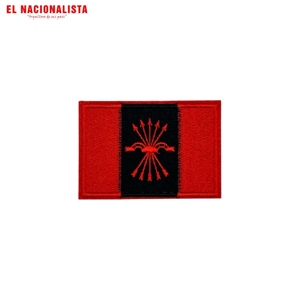 Parche Térmico Falange – Yugo y Flechas Rojo y Negro