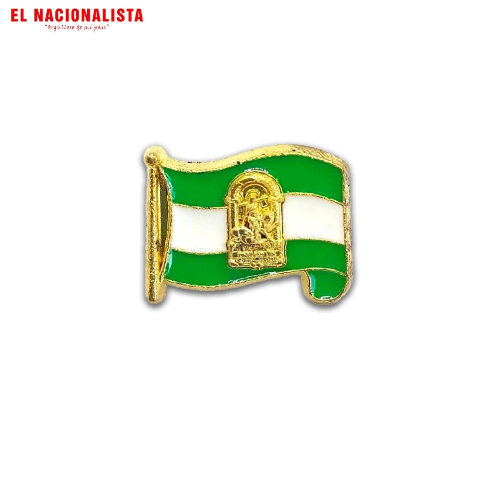 Pin Bandera Valencia – Ondeante con Escudo