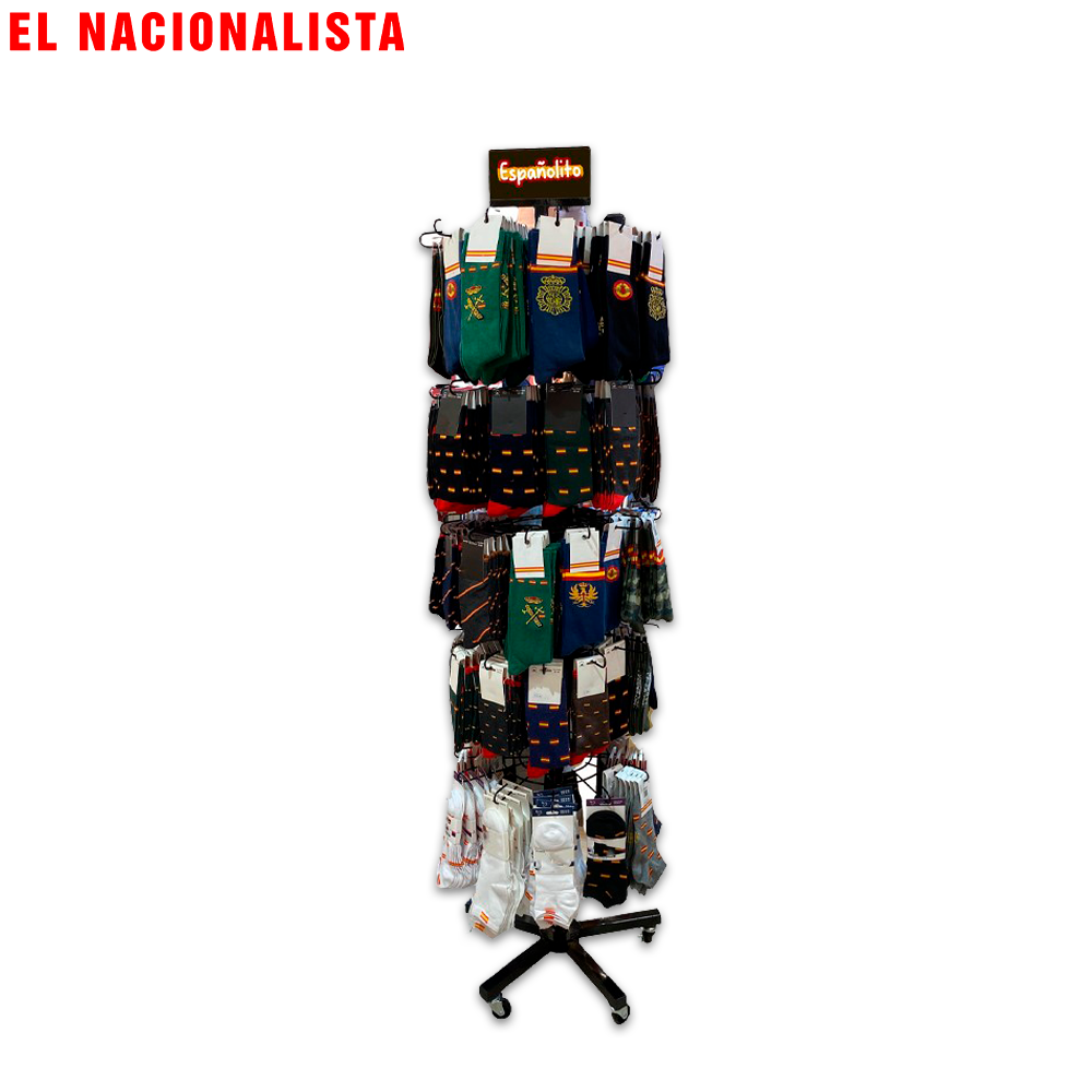 Expositor de Calcetines Patrioticos de España (600 Calcetines)