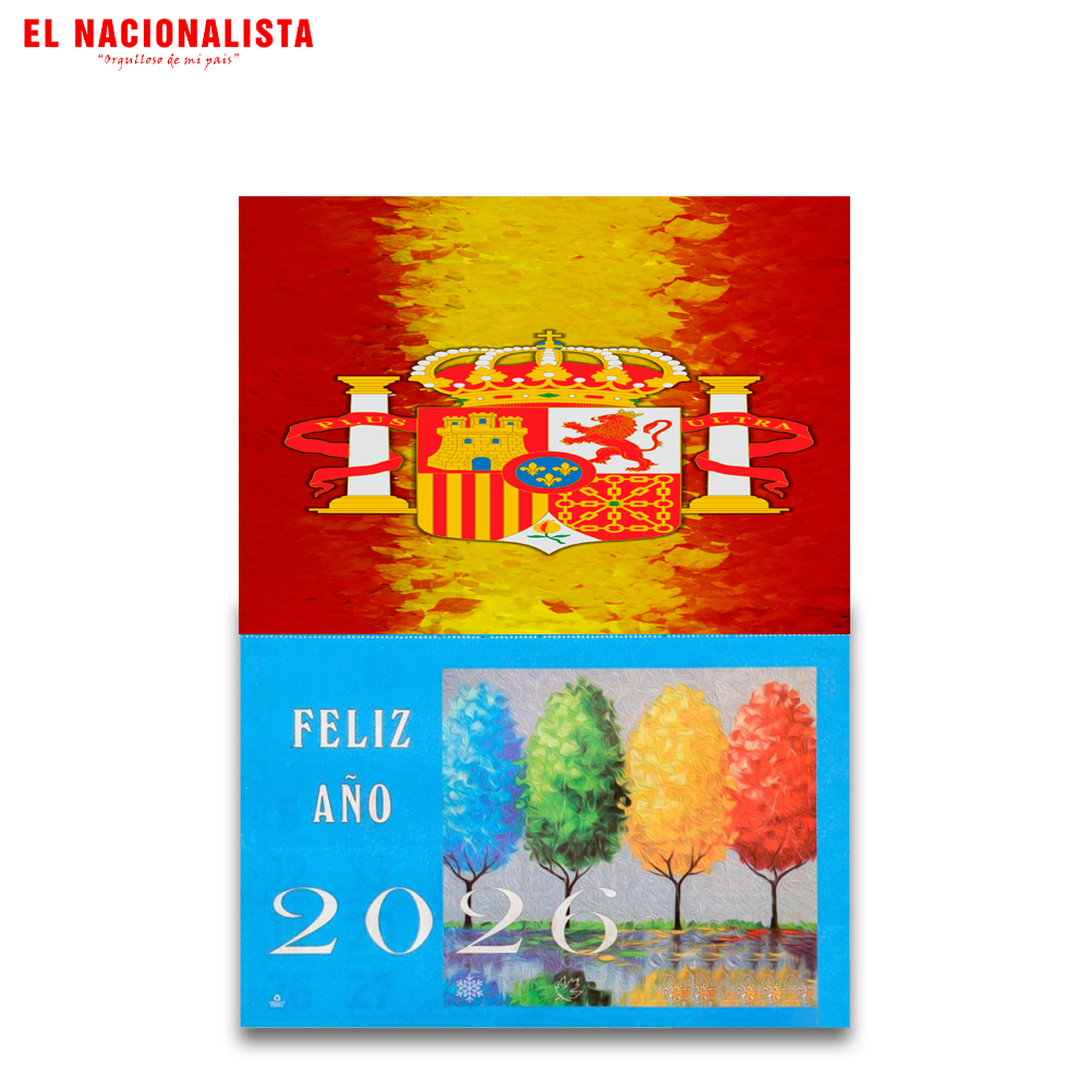 Calendario Escudo con bandera españa – Tu Año con Estilo Escudo con bandera españa