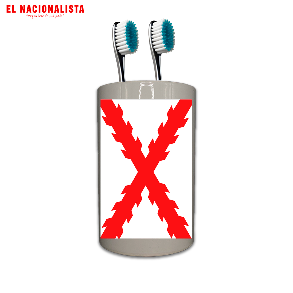 Bote para Cepillos de Dientes Soy Facha – Organizador de Baño Orgulloso de mi País